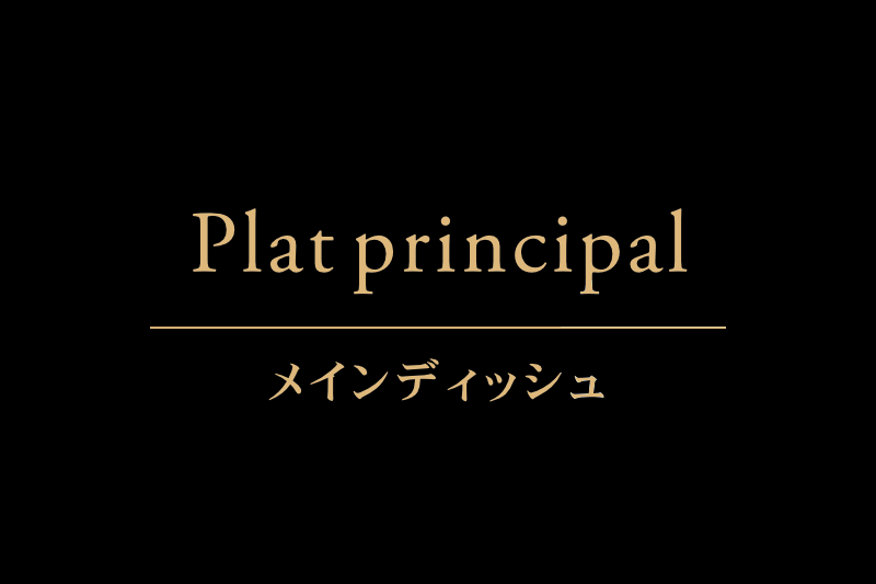 Plat principal メインディッシュ